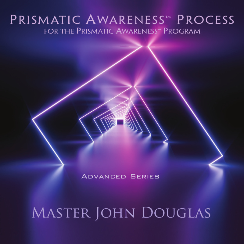 Prismatic Awareness™ Process for Prismatic Awareness™ Advanced Series Master John Douglas square light outlines on a purple background